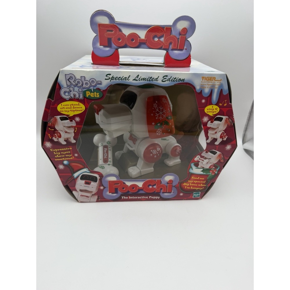 Tiger Electronics Poo-Chi Special Limited Edition Puppy NIB Christmas Rare